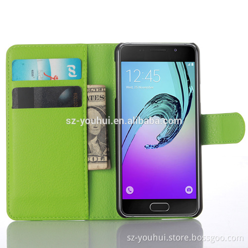 Wholesale Folio Stand Case for Samsung GALAXY A3 A310 PU Leather Flip Cover with Wallet